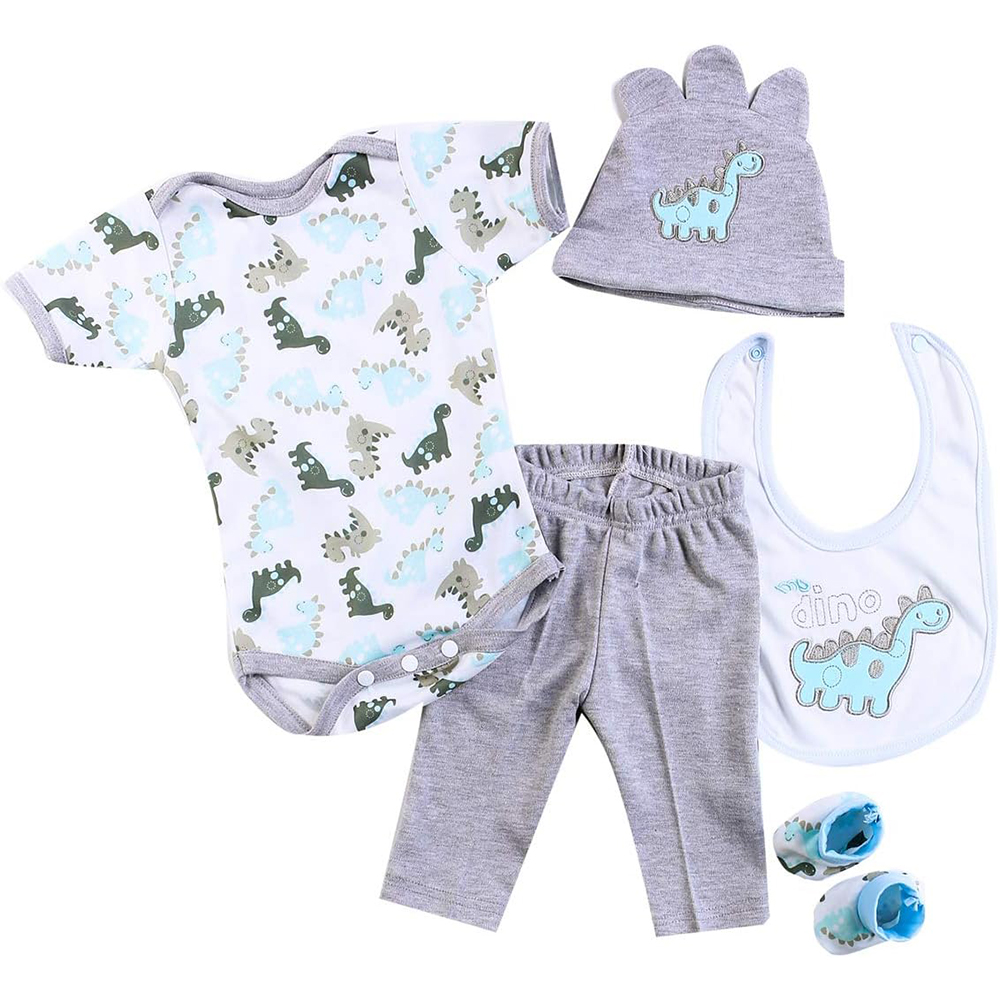 Baby Clothing On Sale - 恐竜の生まれ変わった人形の衣装、ベビー服、女の子の服セット、20〜22インチ