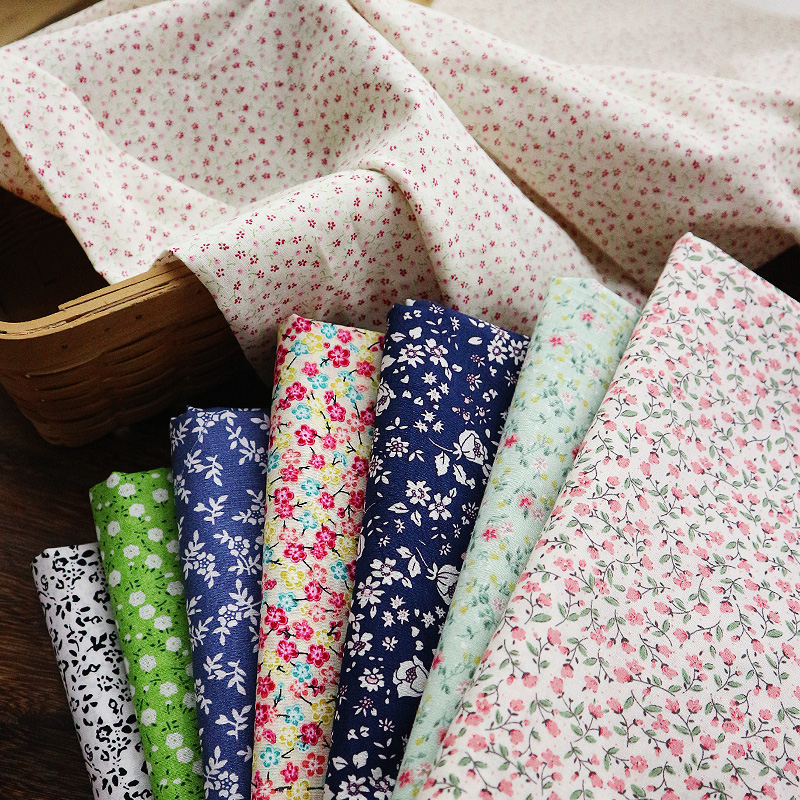 Baby Clothing Organic Cotton - 花柄の純綿生地,ベビーウェア,ドレス,パジャマ,縫製用