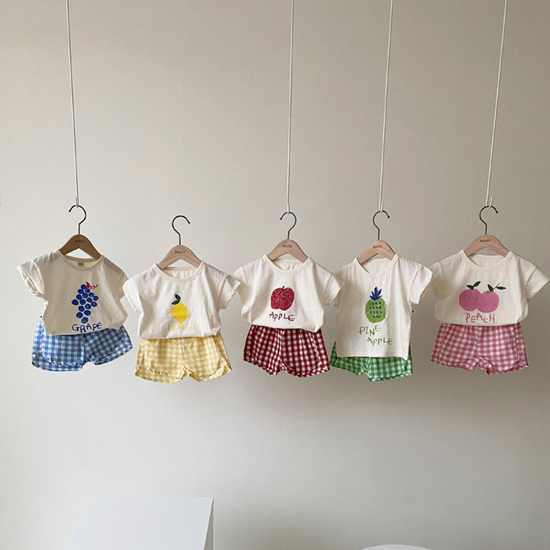 Baby Clothing Crochet - ベビーパジャマセット綿子供パジャマ幼児夏ノースリーブベビーナイトウェアパジャマ子供漫画ホームウェア服