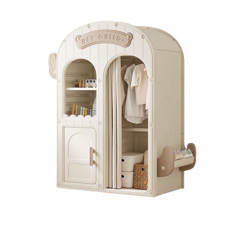 Baby Clothing Wardrobe - 子供用ワードローブ家庭用寝室収納キャビネットベビーシンプルワードローブ幼児服収納キャビネット