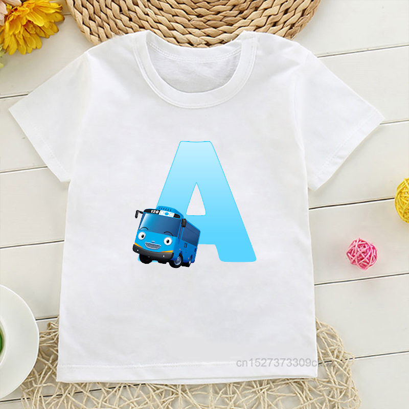 Baby Clothing Sale - 子供用Tシャツ,カワイイベビートップス,10代,10代,タヨブルー,リトルバス,ホットセール,新品,25