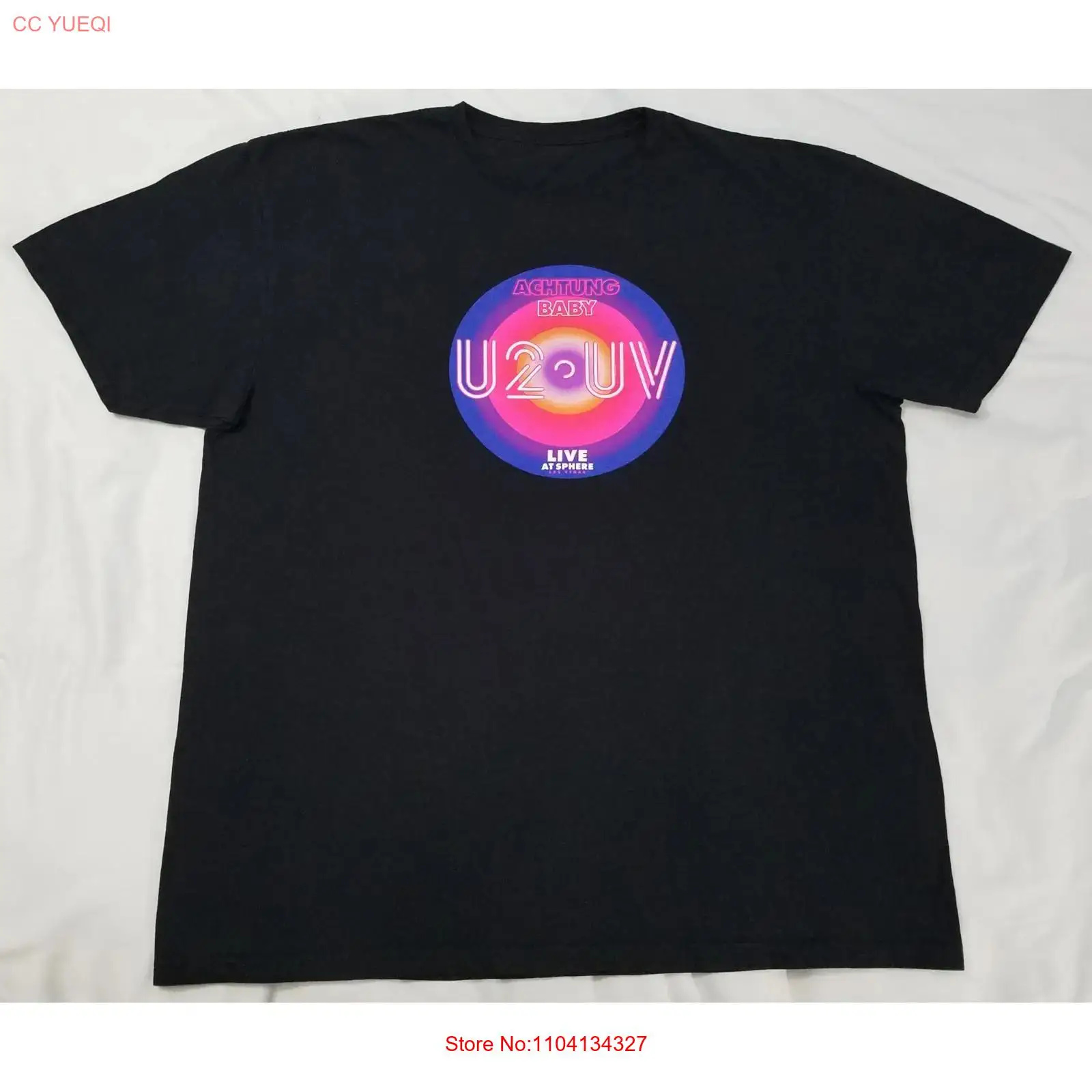 Baby Xl - U2 UV Achtung Baby ライブ・アット・スフィア・ラスベガス コンサートTシャツ