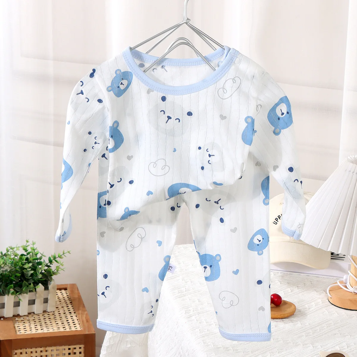2024 新しいベビー綿ホーム服子供のクラススーツ男の子女の - Baby Clothing Crochet のレビューと価格