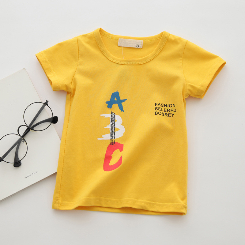 赤ちゃんと男の子のための綿のTシャツ,半袖の服,カジュアルな - Baby Clothing Sale のレビューと価格
