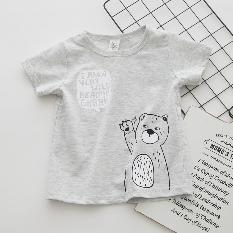 赤ちゃんと男の子のための綿のTシャツ,半袖の服,カジュアルな - Baby Clothing Sale のレビューと価格