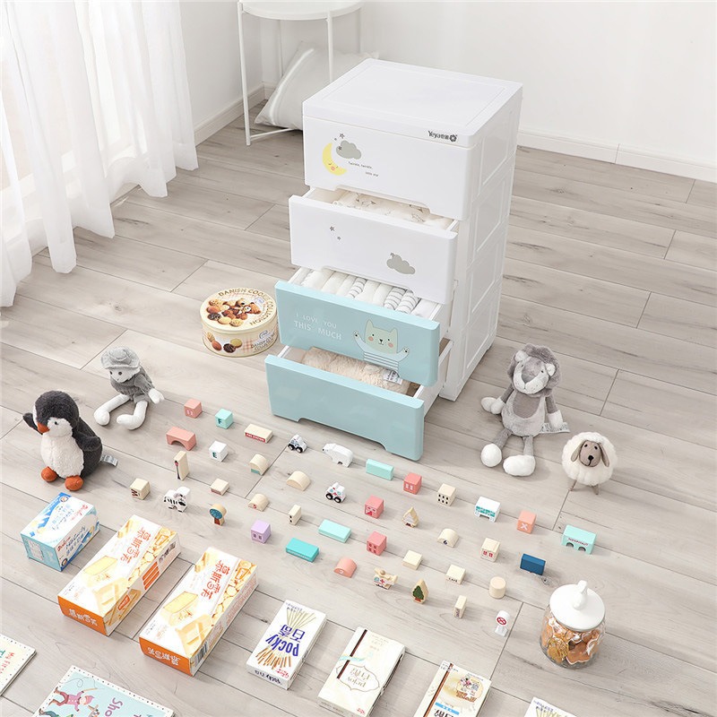 ベビー服収納キャビネット 家庭用両開き子供用ワードローブ プ - Baby Clothing Wardrobe のレビューと価格