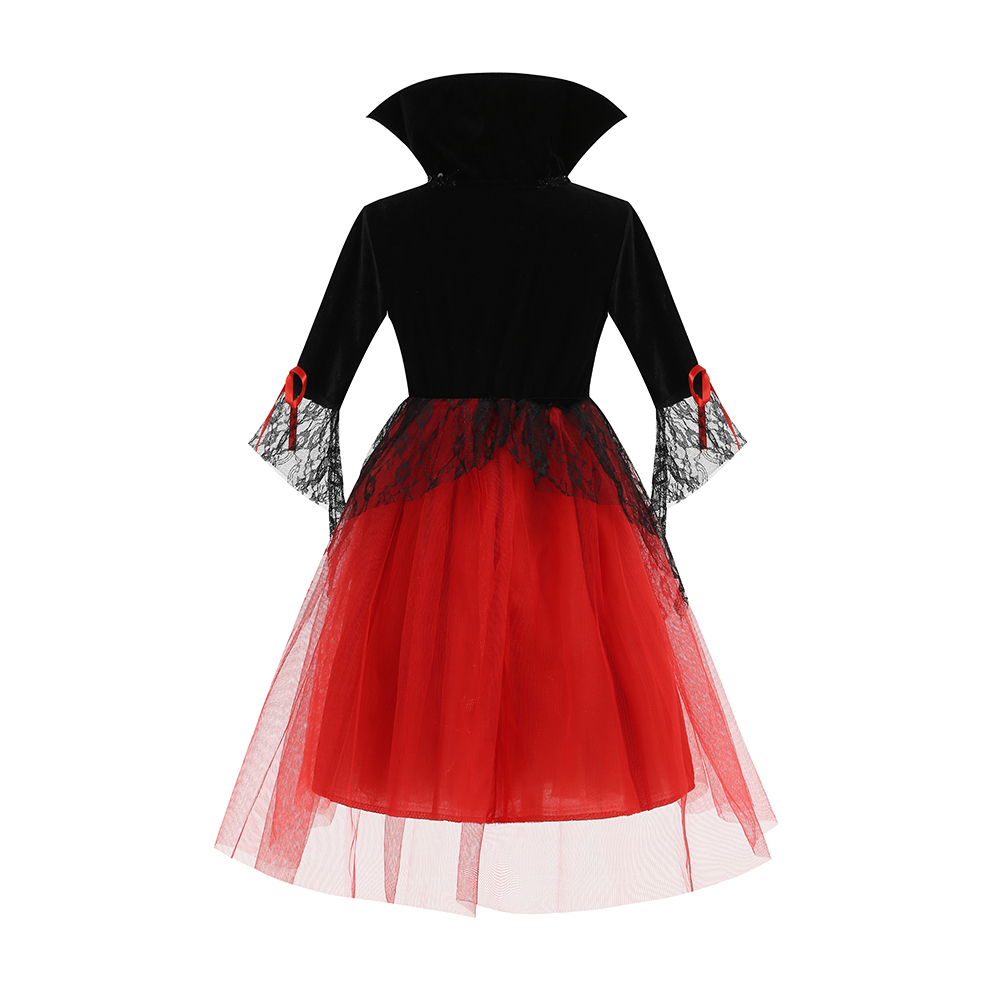 女の子ハロウィンコスプレドレスアップ子供ゴースト花嫁ゴシック - Baby Q Clothing のレビューと価格
