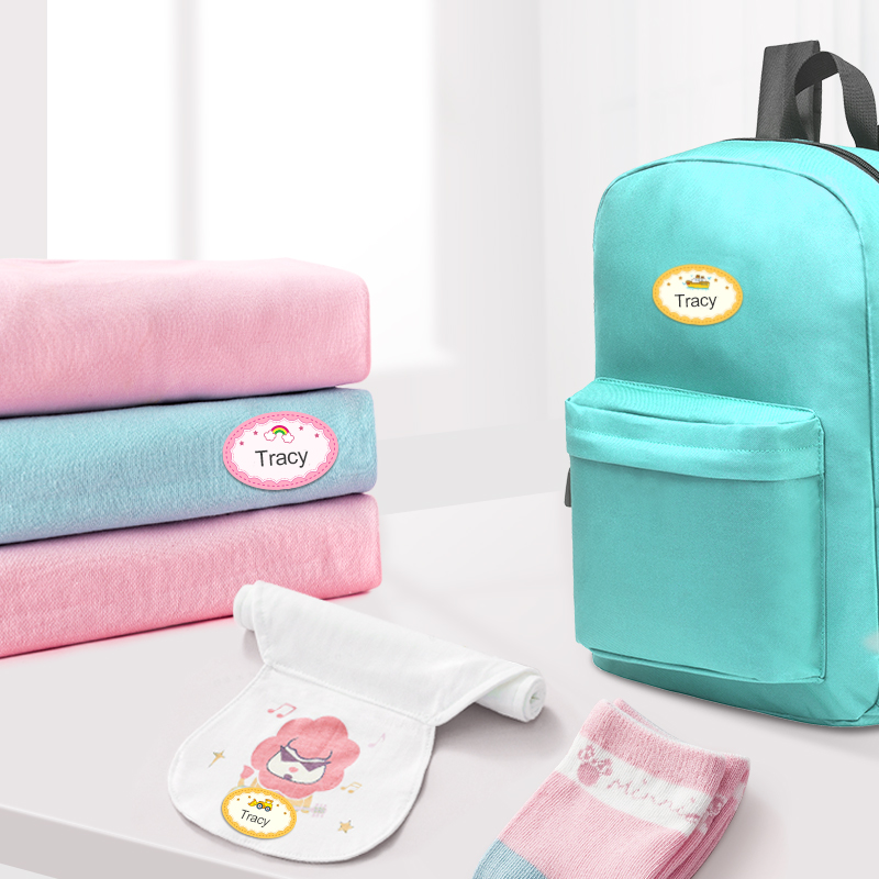 カスタマイズされた子供の学校名タグ - ユニフォーム、バッグ - Baby Clothing Labels のレビューと価格
