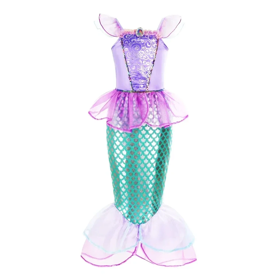 マーメイドドレスガールズキッズコスプレドレスプリンセスコスチ - Baby Q Clothing のレビューと価格