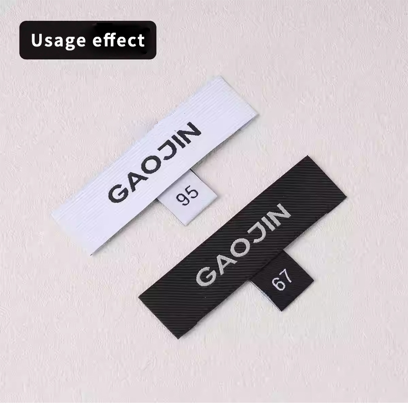 工場では衣類サイズラベル、婦人服用ダブルブロケード細糸高密度 - Baby Clothing Labels のレビューと価格
