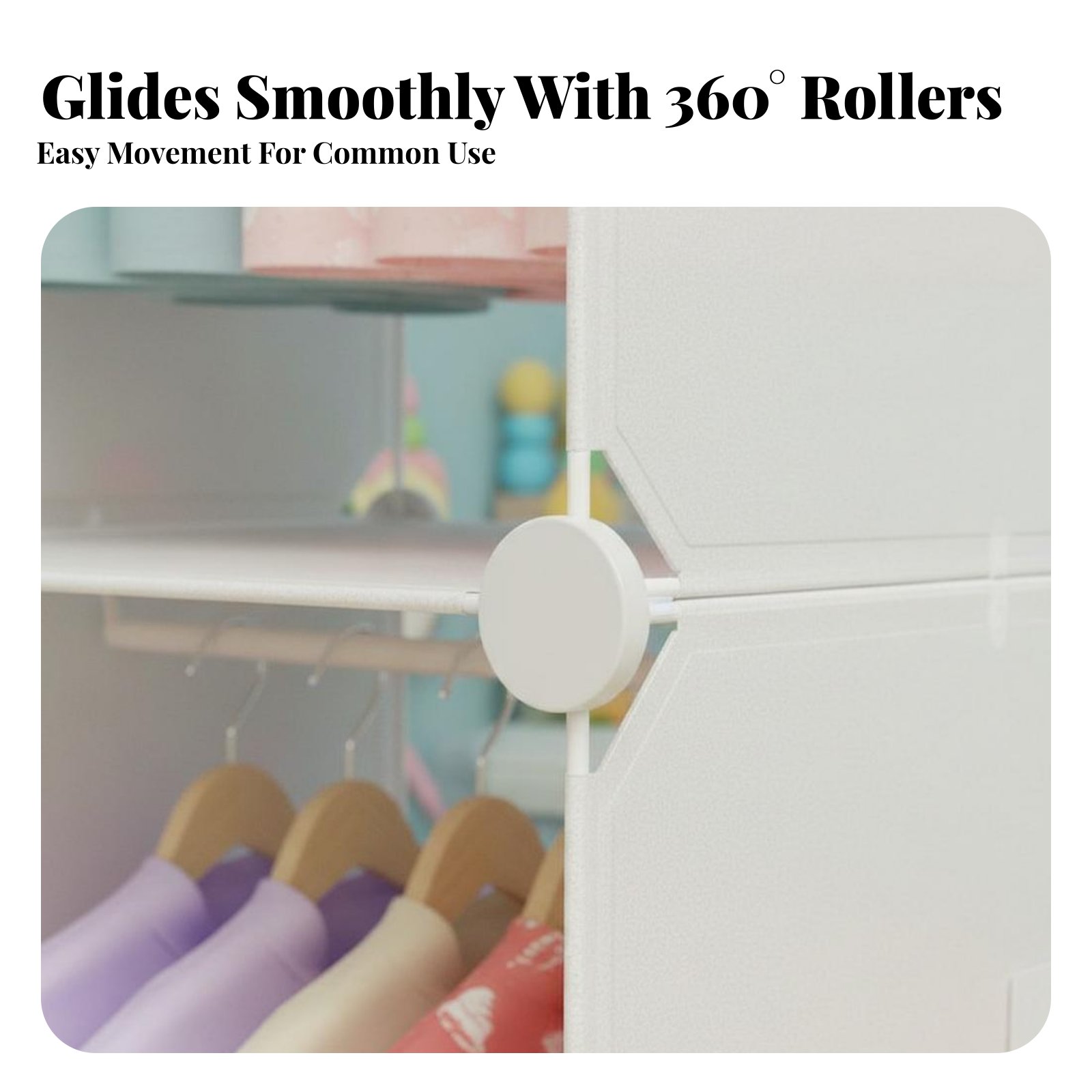 モバイル子供用ワードローブ 透明デザイン ローリング式子供服 - Baby Clothing Wardrobe のレビューと価格