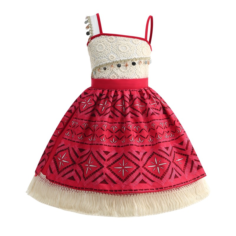 2026 ドレス女の子子供服コスプレヴァイアナプリンセスドレ - Baby Q Clothing のレビューと価格