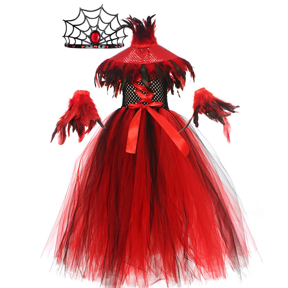 2025年ハロウィン 女の子用吸血鬼コスチューム 悪魔魔女  - Baby Q Clothing のレビューと価格