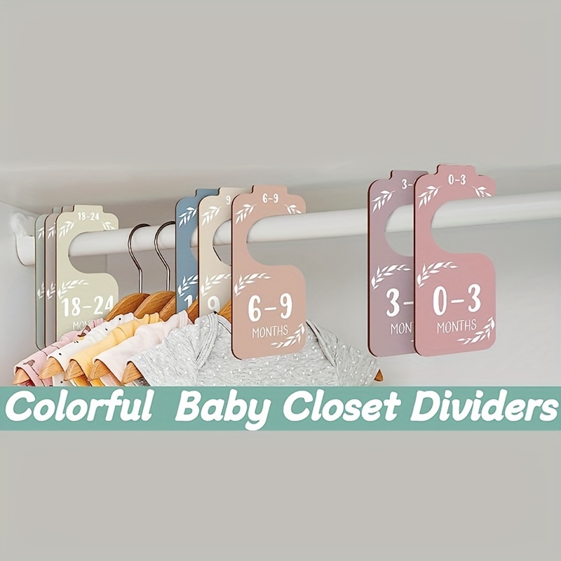 8 個の木製ベビークローゼットディバイダーベビー服オーガナイ - Baby Clothing Wardrobe のレビューと価格