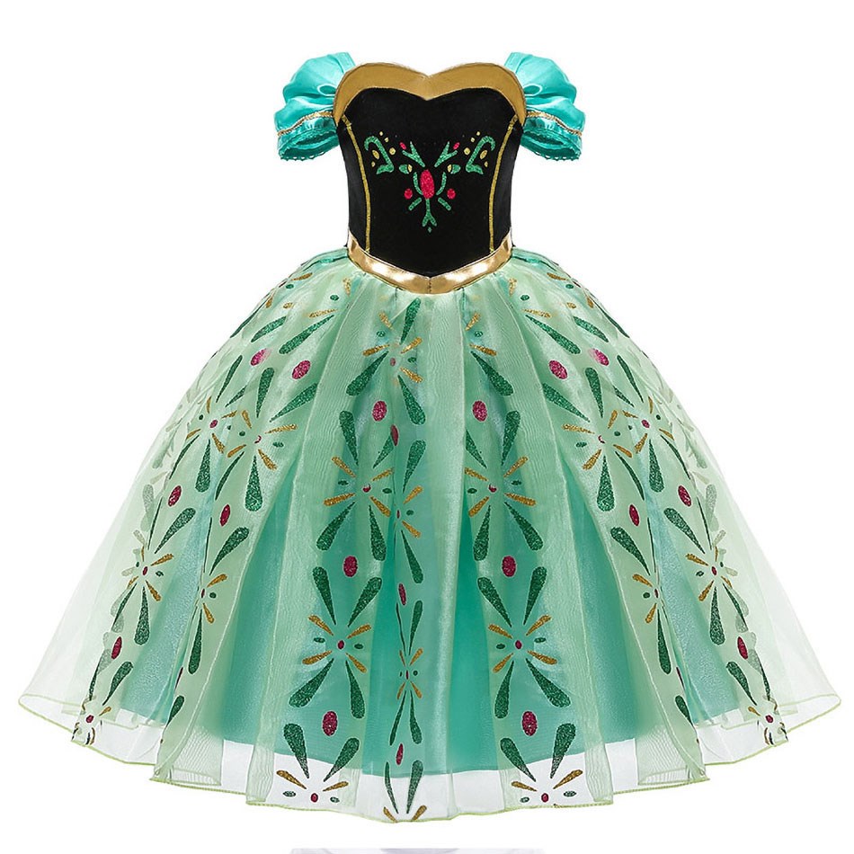 子供白雪姫シンデレラオーロラアンナエルザ衣装ガールコスプレド - Baby Q Clothing のレビューと価格