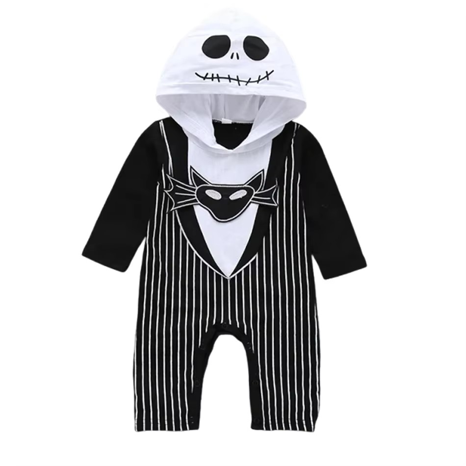 赤ちゃん男の子フード付きロンパースハロウィンコスプレジャック - Baby Q Clothing のレビューと価格