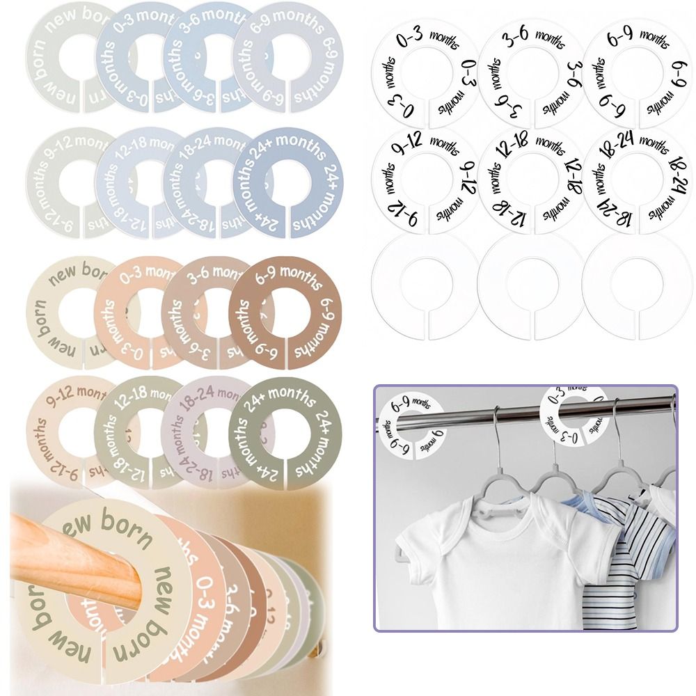 68/9 個整理用ハンガー ベビー服サイズディバイダー DI - Baby Clothing Tags のレビューと価格