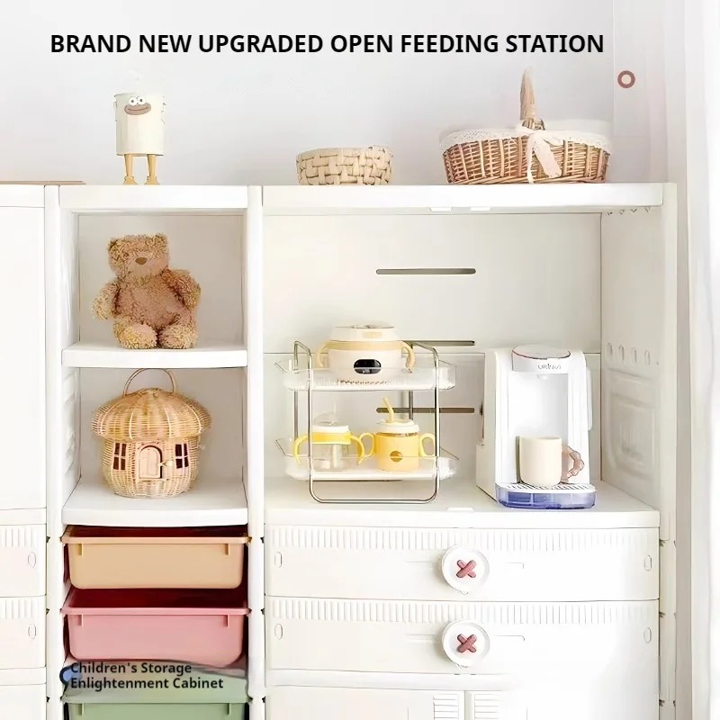 家具 ベビー服 おもちゃラック 収納キャビネット プラスチッ - Baby Clothing Wardrobe のレビューと価格