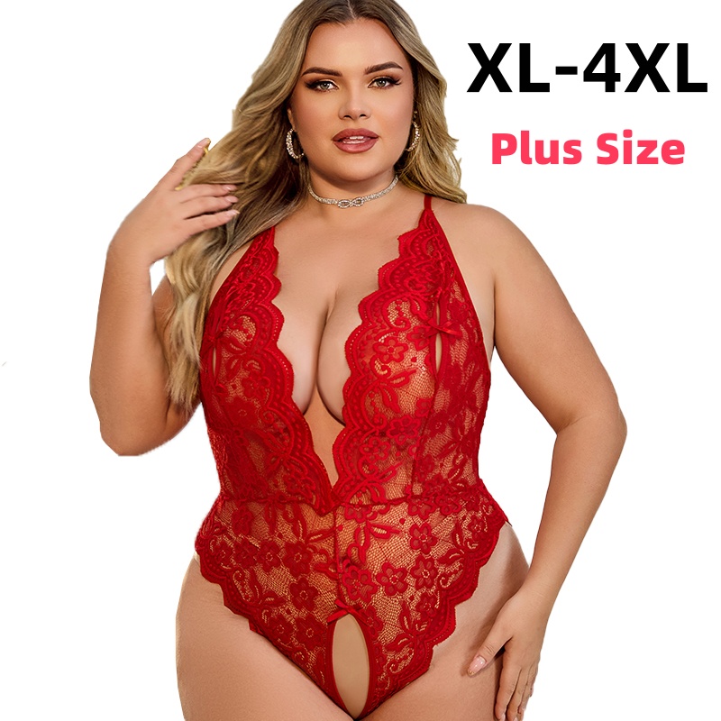 XL-4XL クロッチレスレースボディスーツセクシーな夏のラ - Baby Xl のレビューと価格
