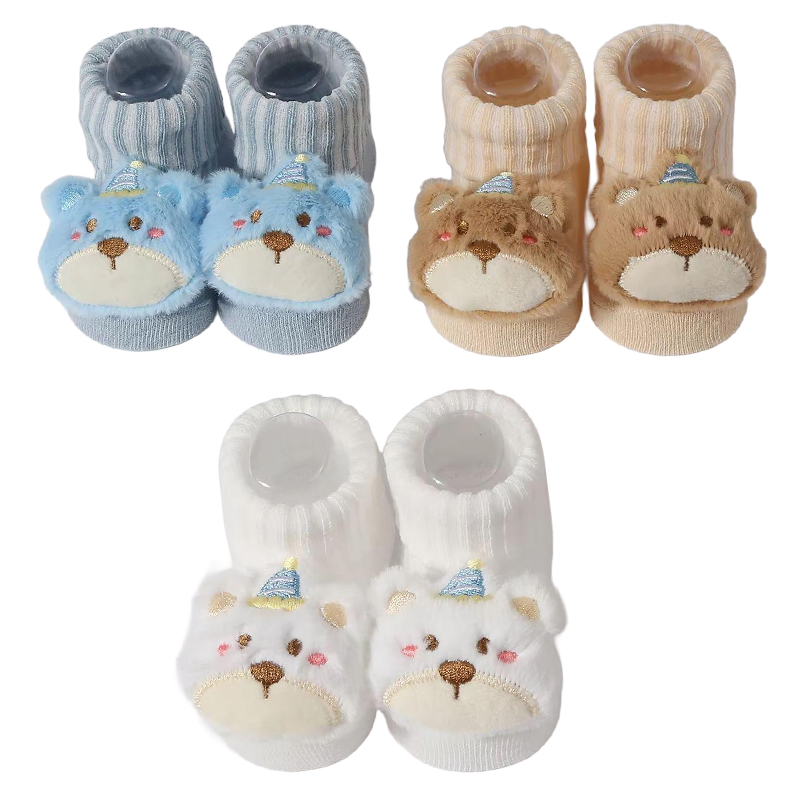 3 ペア/セットベビーソックスガールズボーイズ新生児アクセサ - Baby Clothing Crochet のレビューと価格
