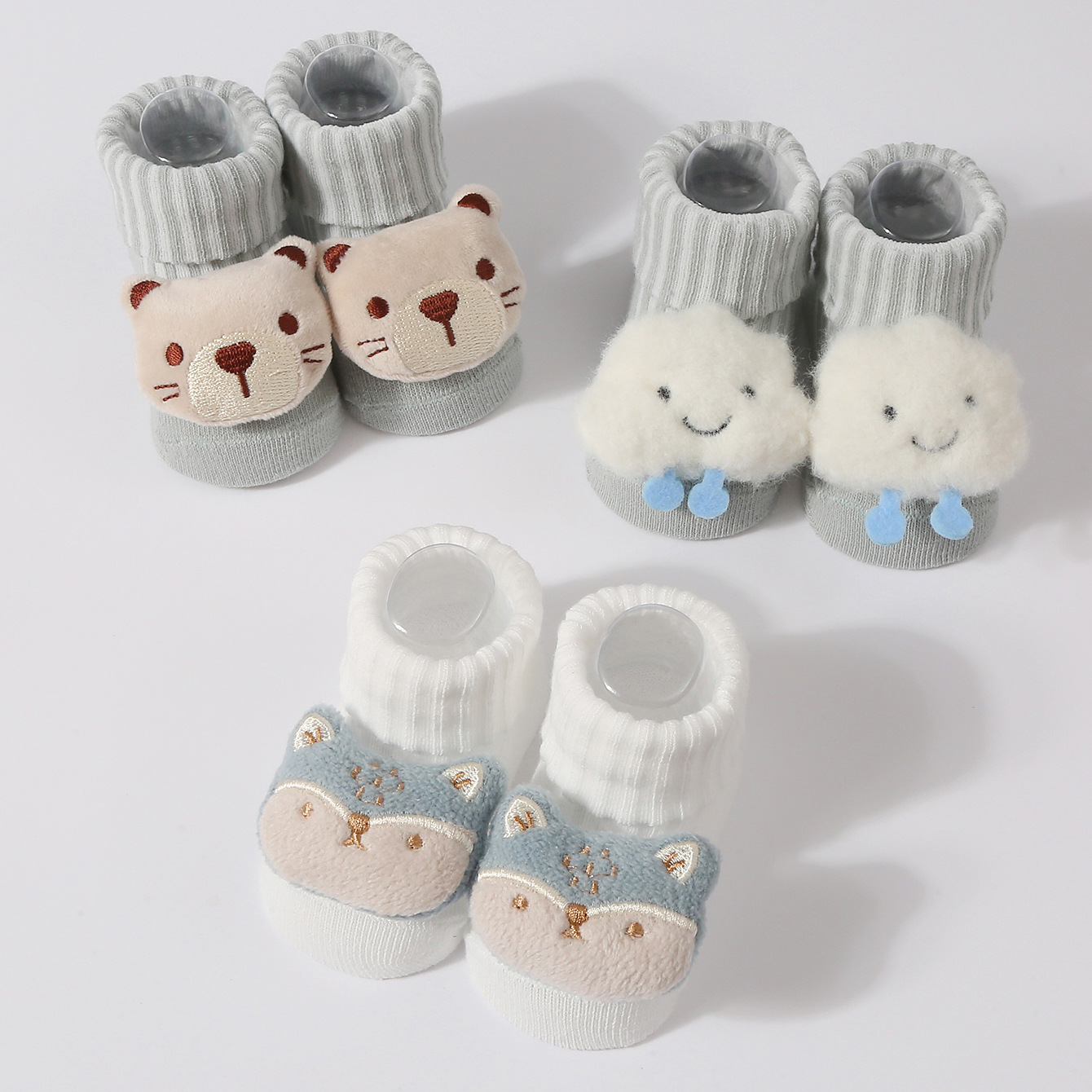 3 ペア/セットベビーソックスガールズボーイズ新生児アクセサ - Baby Clothing Crochet のレビューと価格
