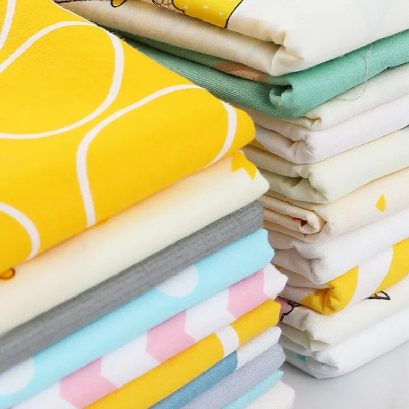純粋な綿プリント生地ベビー寝具ベッドシーツキルトカバーパジャ - Baby Clothing Organic Cotton のレビューと価格
