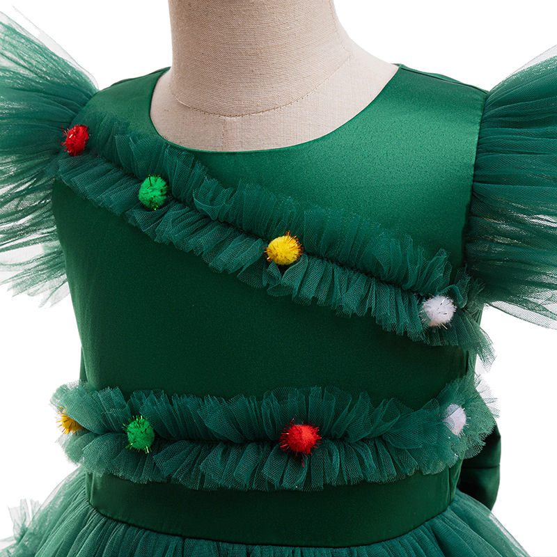 2025 クリスマスガールドレスかわいいクリスマスツリーチュ - Baby Q Clothing のレビューと価格