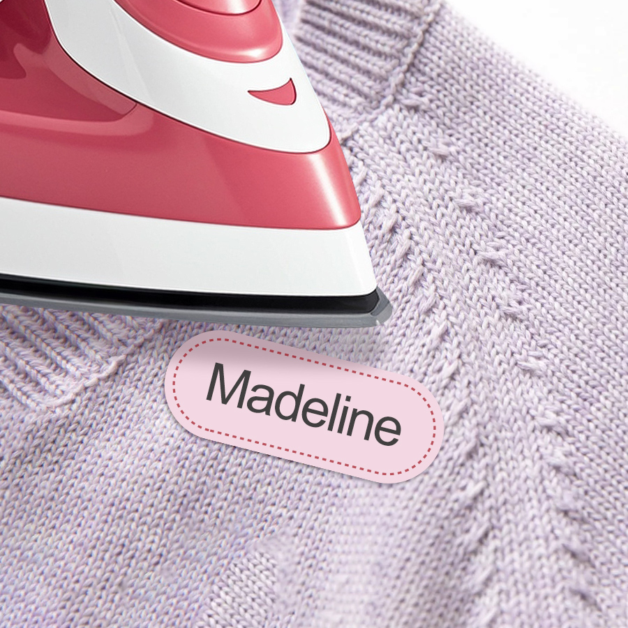 アイロンがけ用ラベル - 綿用 - 学校、スポーツ、クラブ、 - Baby Clothing Labels のレビューと価格