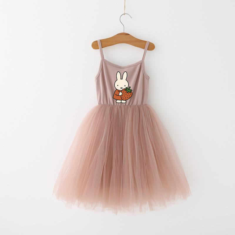 ミッフィー子供スパゲッティストラップドレス少女漫画かわいいフ - Baby Clothing For Summer のレビューと価格
