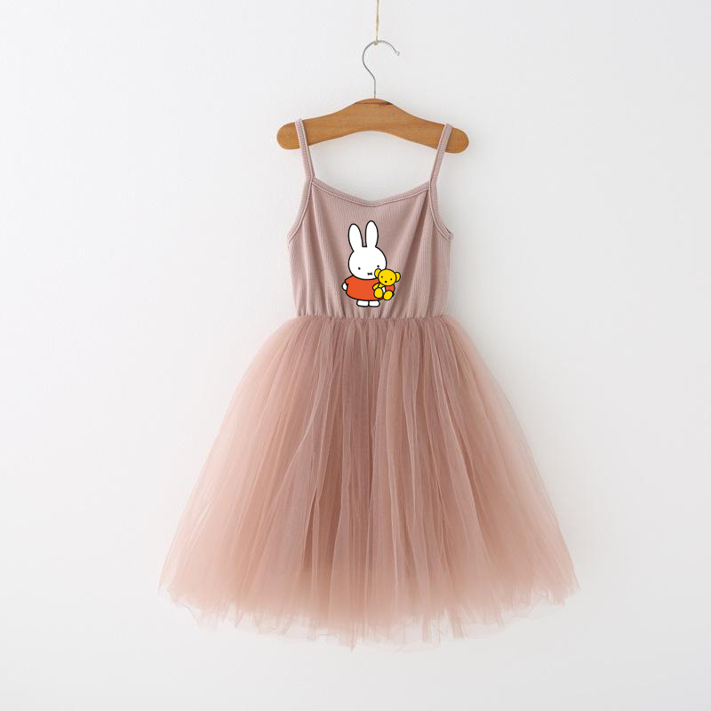 ミッフィー子供スパゲッティストラップドレス少女漫画かわいいフ - Baby Clothing For Summer のレビューと価格