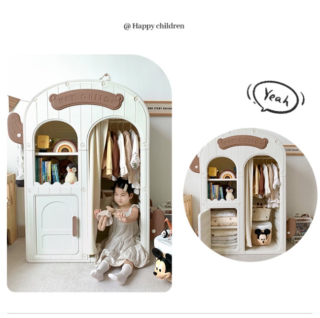 子供用ワードローブ家庭用寝室収納キャビネットベビーシンプルワ - Baby Clothing Wardrobe のレビューと価格