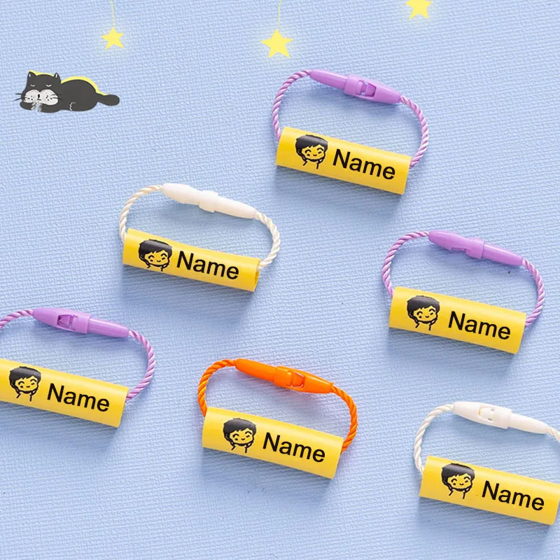 20 個カスタマイズされた名前リングペンダントベビーシューズ - Baby Clothing Tags のレビューと価格