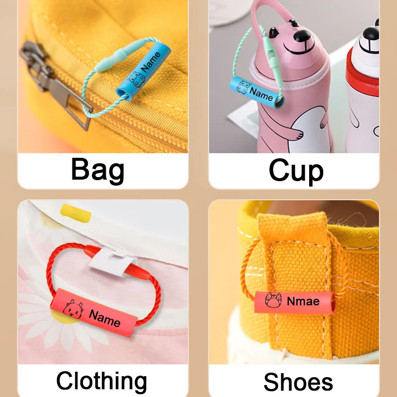 20 個カスタマイズされた名前リングペンダントベビーシューズ - Baby Clothing Tags のレビューと価格