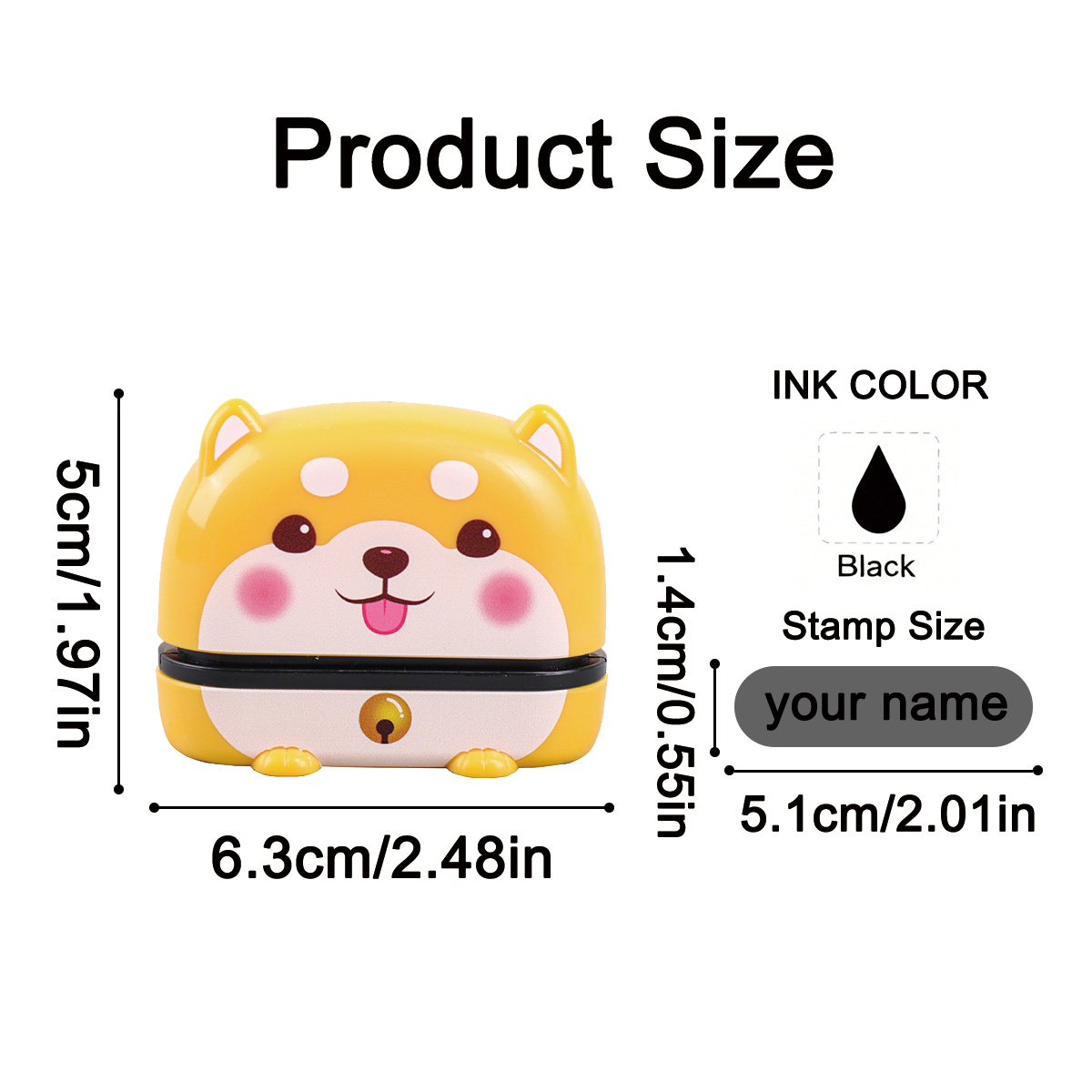 かわいいカスタムネームスタンプ、パーソナライズされたテキスト - Baby Clothing Labels のレビューと価格