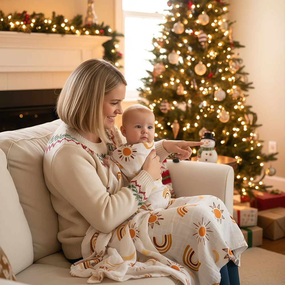 竹オーガニックコットン繊維モスリンおくるみ キッズモスリンお - Baby Clothing Organic Cotton のレビューと価格