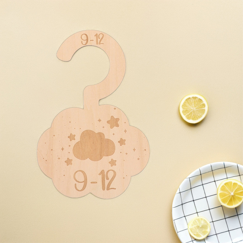 14個入りベビー服仕分け用木製ワードローブセパレーター、新生 - Baby Clothing Wardrobe のレビューと価格