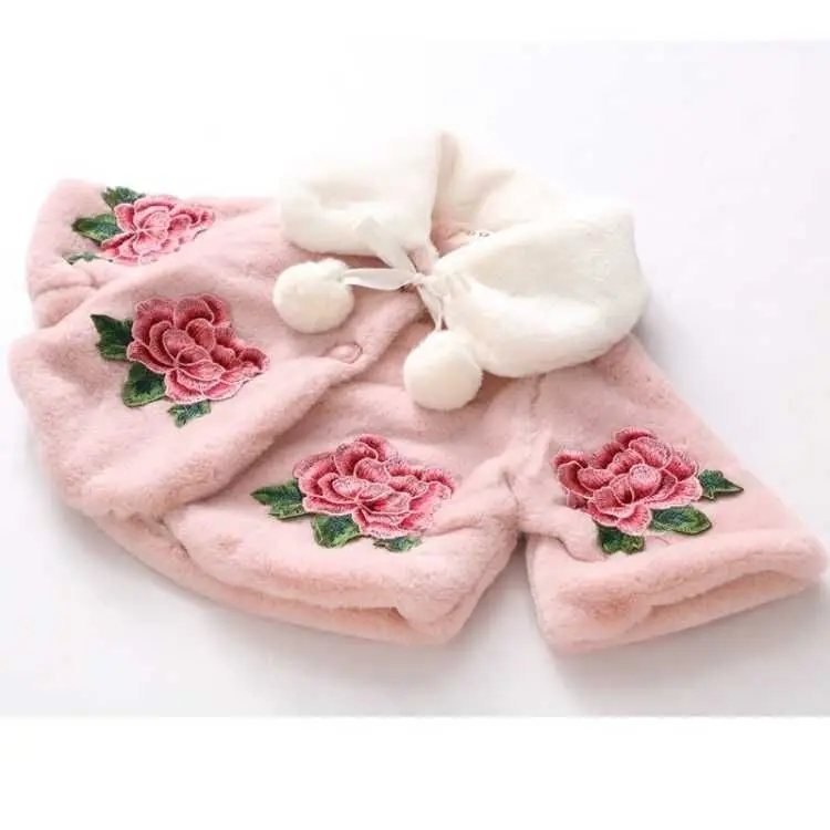 子供のための毛皮の模造ポンチョ,女の子のためのマント,幼児の - Baby Clothing Crochet のレビューと価格