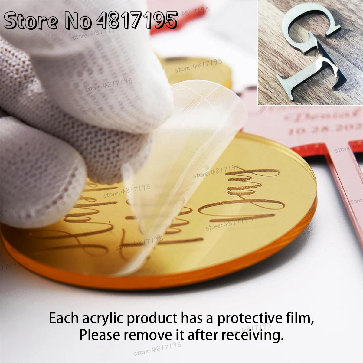 20/50/100 個カスタム結婚式の名札パーソナライズされ - Baby Clothing Tags のレビューと価格