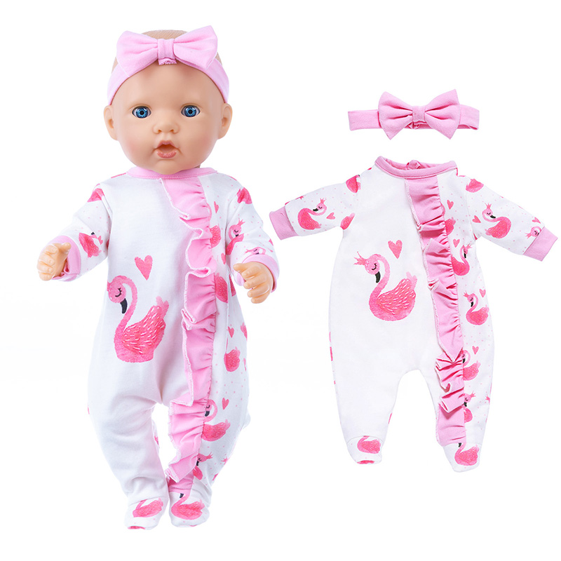 人形の服 18 インチリボーンドール用かわいいパジャマスーツ - Baby Clothing On Sale のレビューと価格