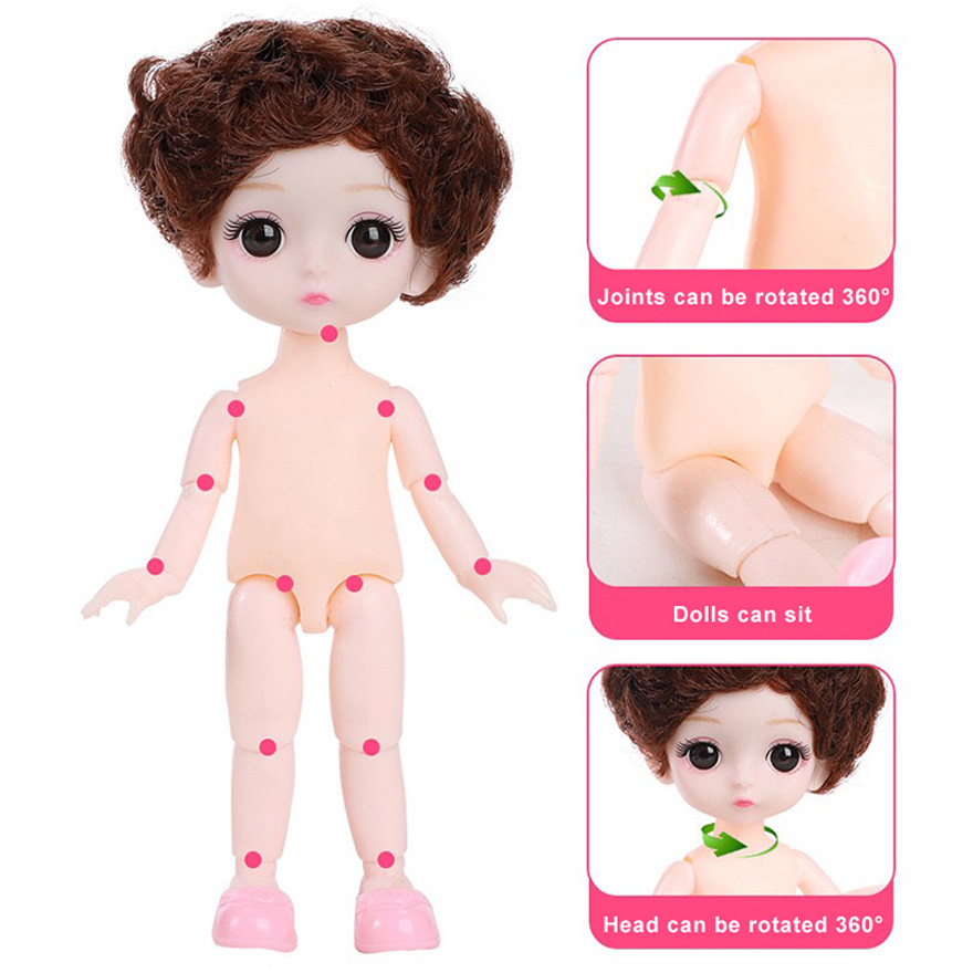 女の子のおもちゃ BJD ミニ人形 13 可動ジョイントベビ - Baby Clothing On Sale のレビューと価格
