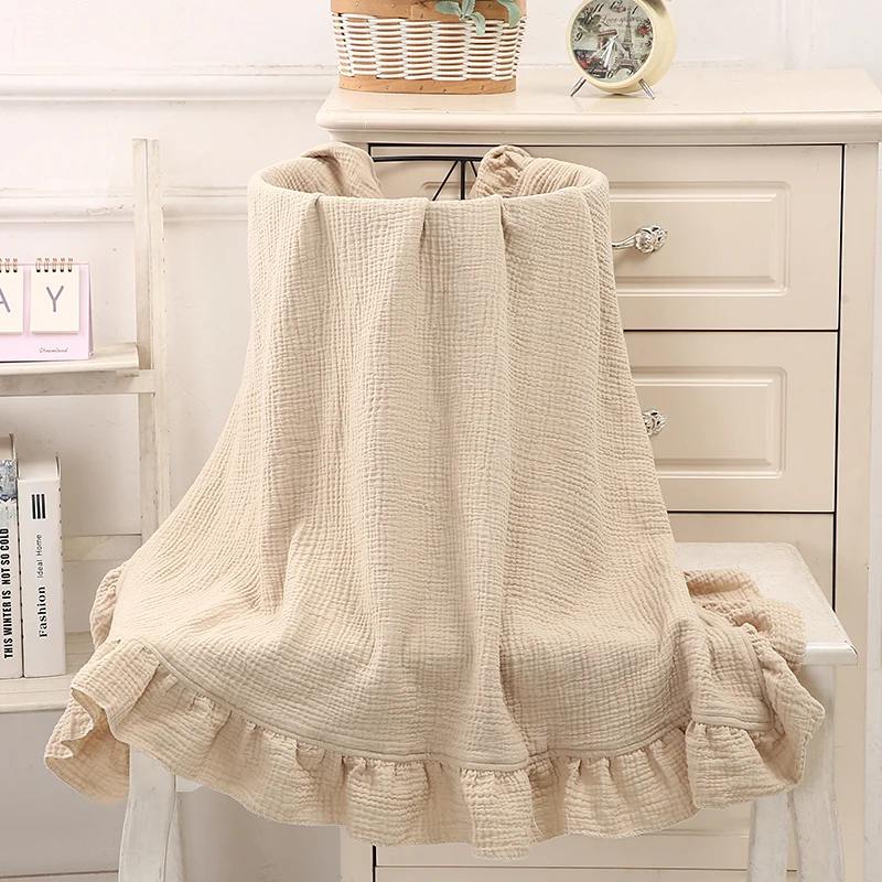 オーガニックコットンベビーブランケット新生児モスリンおくるみ - Baby Clothing Organic Cotton のレビューと価格