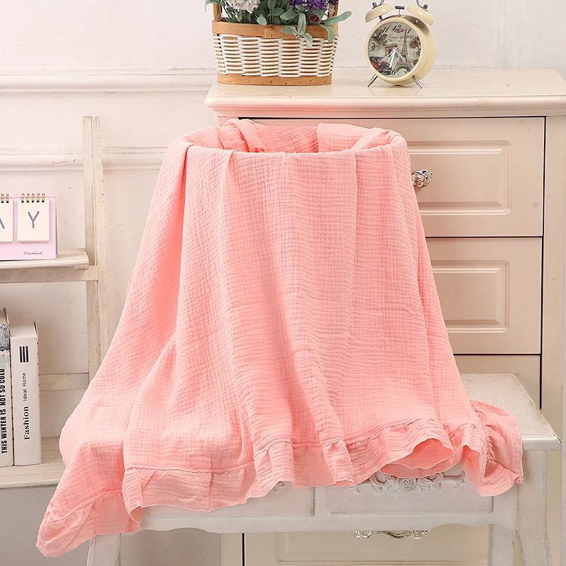 オーガニックコットンベビーブランケット新生児モスリンおくるみ - Baby Clothing Organic Cotton のレビューと価格
