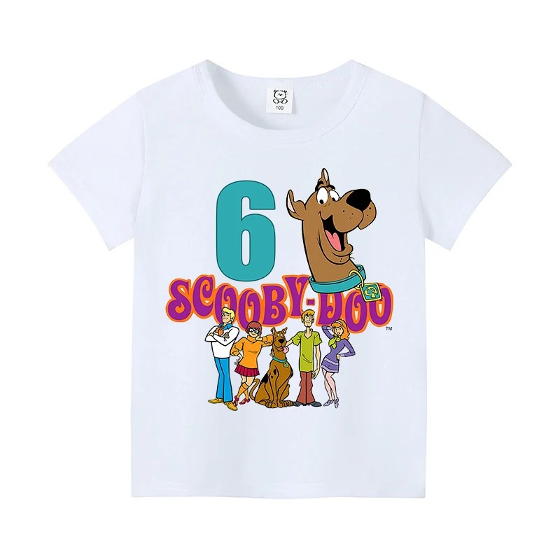 スクービードゥー誕生日番号 Tシャツベビーサマーコットン T - Baby Clothing On Sale のレビューと価格