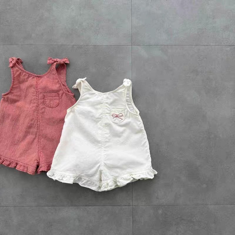 HY2831 女の子用サマーロンパース、ビブとショートパンツ - Baby Clothing For Summer のレビューと価格