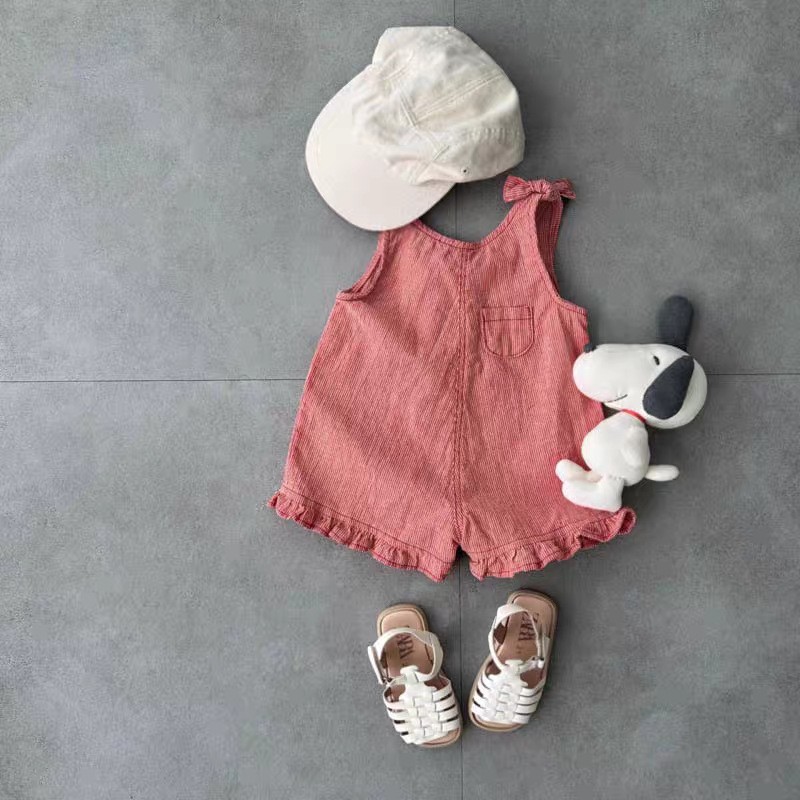 HY2831 女の子用サマーロンパース、ビブとショートパンツ - Baby Clothing For Summer のレビューと価格