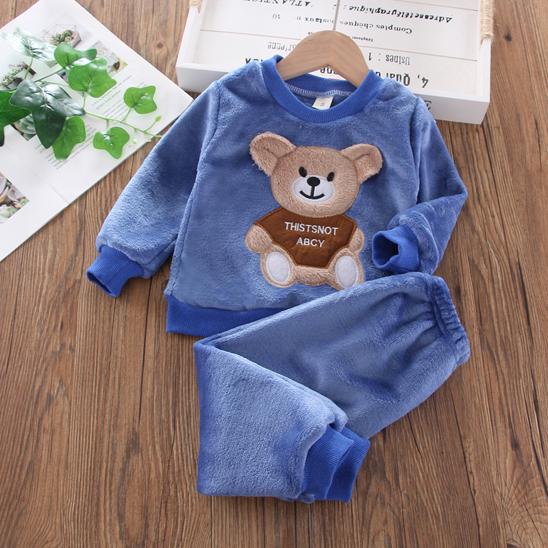 新しい冬の赤ちゃん女の子男の子ホームウェアセット秋のファッシ - Baby Clothing Crochet のレビューと価格