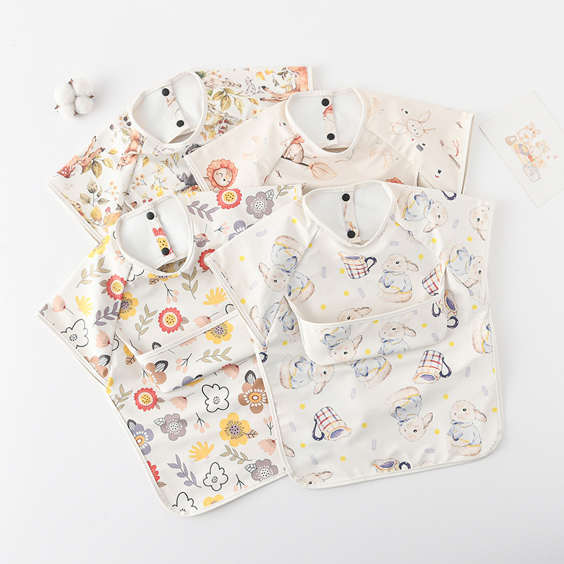 新生児よだれかけブラウス防水ノースリーブリバースドレッシング - Baby Clothing On Sale のレビューと価格