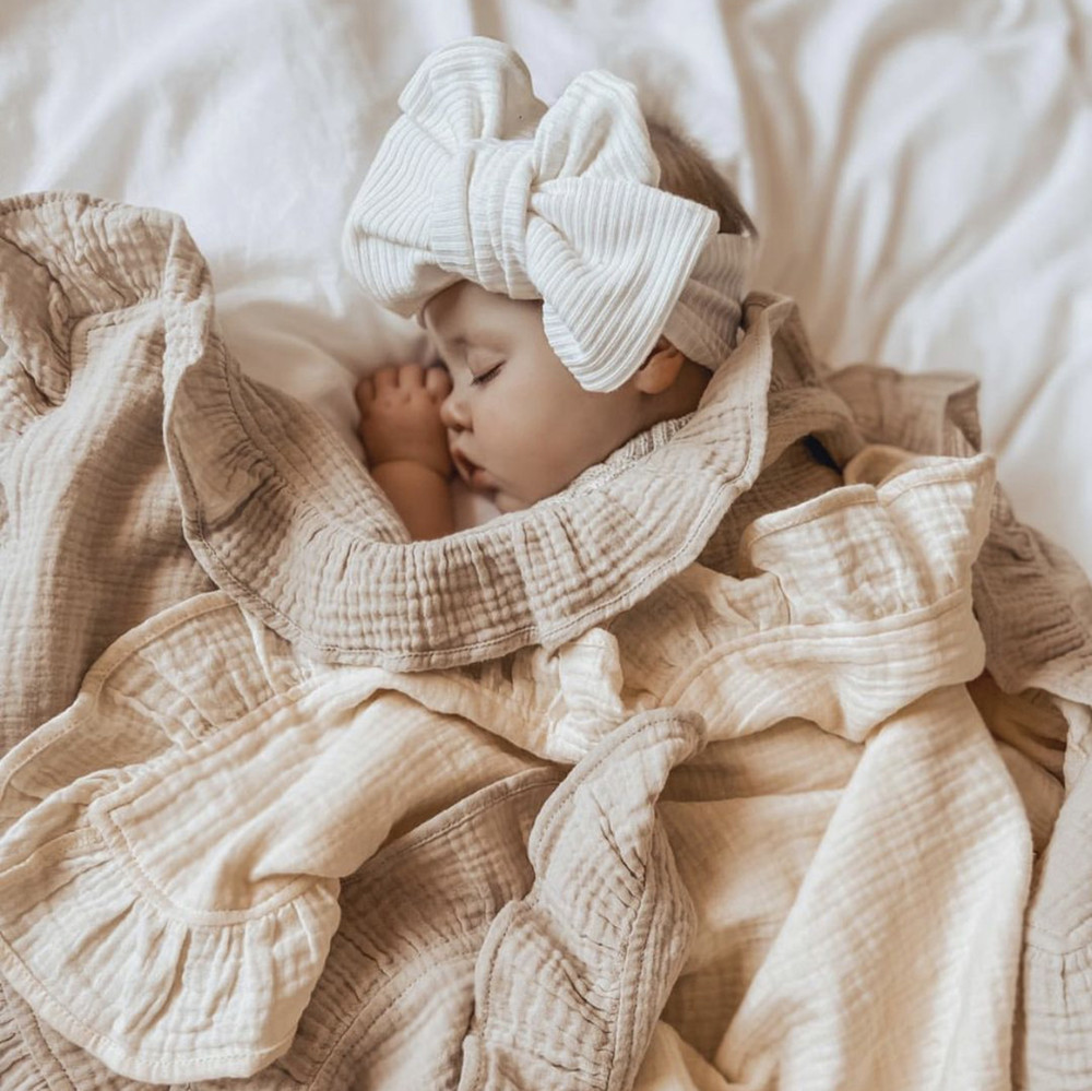 インフリルモスリンベビーおくるみブランケット新生児寝具オーガ - Baby Clothing Organic Cotton のレビューと価格